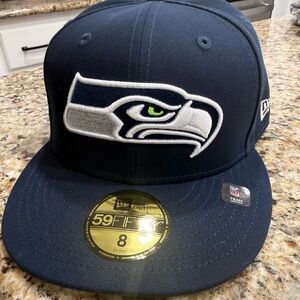 New Era Dark Blue Seahawks Super Bowl logo